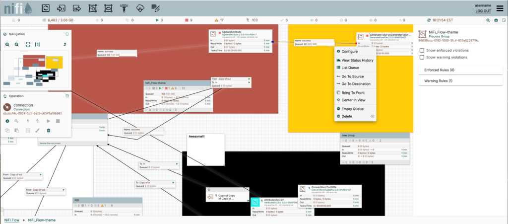 Apache NiFi frontend modernization